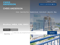 Chris Anderson, Realtor website screenshot