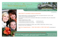 WOMENS HEALTH HORIZONS website screenshot