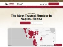 Website Screenshot Aztec Plumbing, Inc