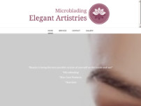 Screenshot for http://elegantartistries.com