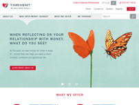 Screenshot for http://www.thrivent.com