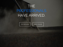 B.E. Clean Carpet & Tile website screenshot