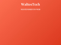 Screenshot for http://waltostech.com
