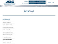 Andre J. Fontana, MD website screenshot