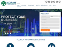 moran isurance llc website screenshot