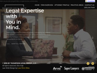 Thompson Legal Group website screenshot