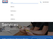 E & H Electrical and HVAC website screenshot