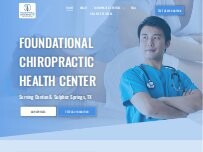 Website Screenshot Foundational Chiropractic Health Center