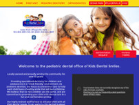 Screenshot for http://kidsdentalsmiles.com