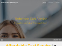 Screenshot for http://www.ROBERSONTAXICABSERVICE.com