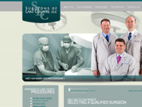 Scott H. Miller, M.D., F.A.S.S with Surgeons of Lake County website screenshot