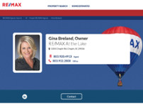 Gina W. Breland - Re/Max At The Lake website screenshot