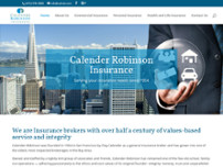 Calender-Robinson Insurance website screenshot
