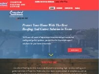 Website Screenshot Crawford Roofing & Gutters