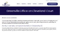Website Screenshot Crowns Now - Greenville - Cleveland Court