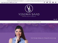 Yesenia Saad Modern Health and Beauty website screenshot