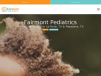 Fairmont Pediatrics website screenshot