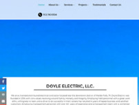 Doyle Electric LLC website screenshot