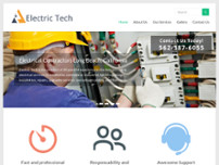 Screenshot for http://electrictechca.com/