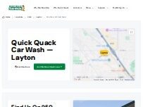 Website Screenshot Quick Quack Car Wash