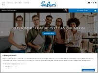 Website Screenshot Safari Brand Marketing