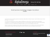 Website Screenshot Alpha Omega Print & Imaging Inc