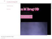 Carolyn M Brug OD website screenshot