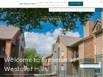 Website Screenshot The Preserve at Westover Hills