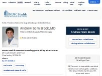 Website Screenshot Andrew Sam Brock, MD