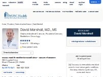 Website Screenshot David Marshall, M.D., MS