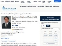 Website Screenshot Zachary Michael Soler, MD, MSc