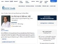 Website Screenshot Ira Richard Willner, MD