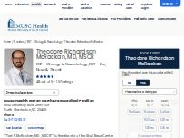 Website Screenshot Theodore Richardson McRackan, MD, MSCR