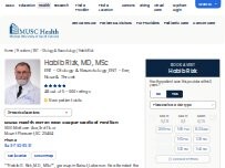 Website Screenshot Habib Rizk, MD, MSc