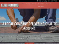 Elite Roofing LLC website screenshot