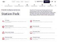 Website Screenshot Regus - Farmington - Station Park