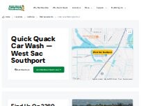 Website Screenshot Quick Quack Car Wash