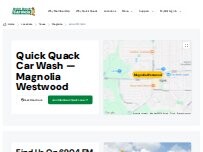 Website Screenshot Quick Quack Car Wash