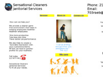 Screenshot for http://sensationalcleanersjanitorial.com