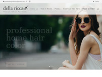 Della Ricca Hair Color website screenshot