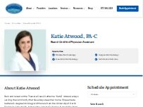 Website Screenshot Katherine Smyth Atwood, PA-C