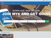 Motel 6 Ruston, LA website screenshot