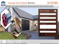 Garage Door Boston website screenshot