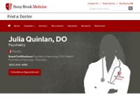 Julia Quinlan website screenshot