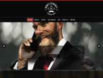 Gentlemen's Barbershop website screenshot