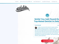 Uptown Dental Studio website screenshot
