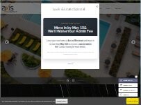 Website Screenshot Axis at Westmont