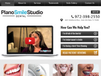 Plano Smile Studio website screenshot