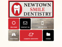 Newtown Smile Dentistry website screenshot