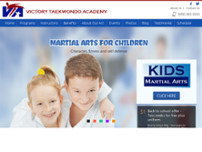 Victory Taekwondo Academy website screenshot